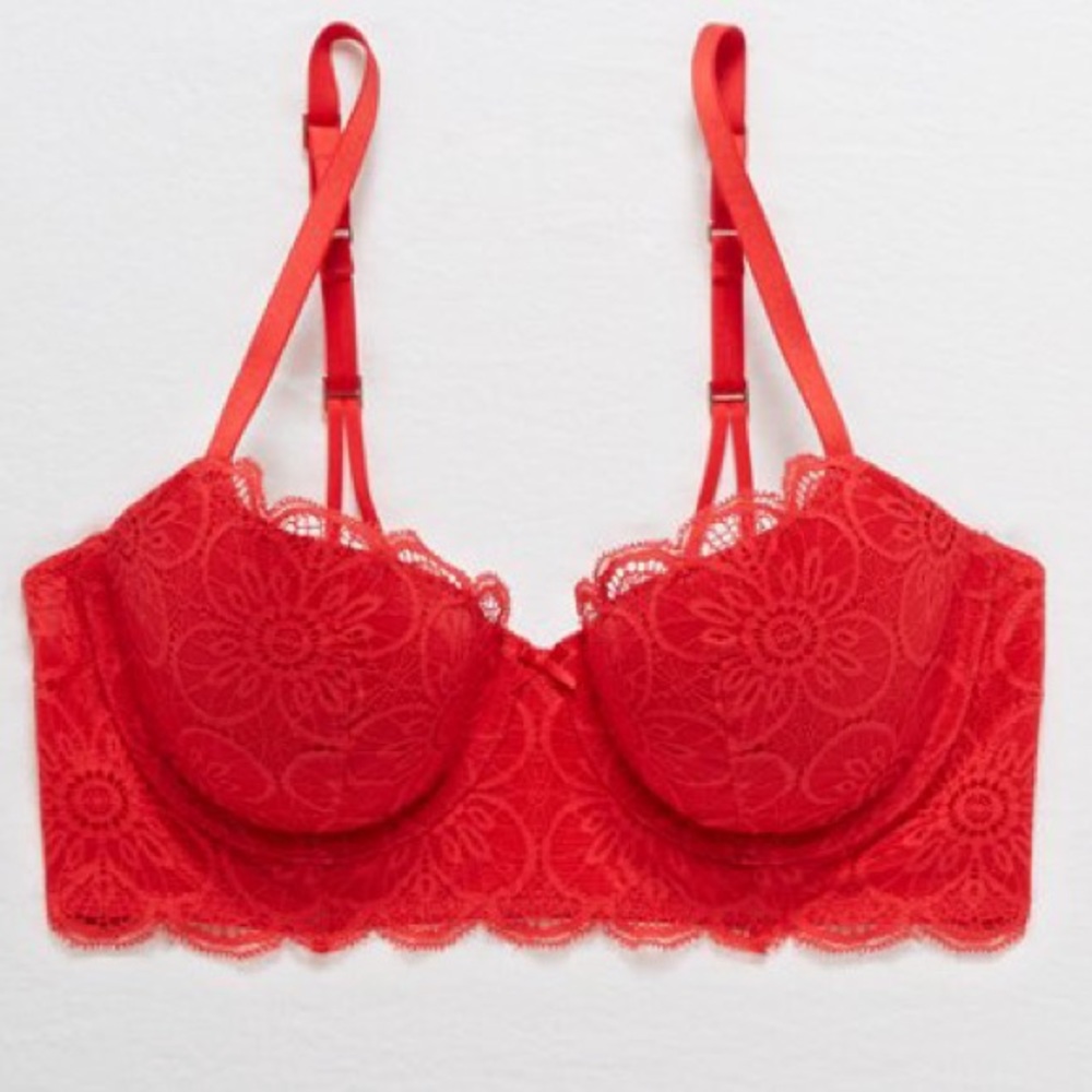 Aerie Real Power Balconette Lightly Lined Bra